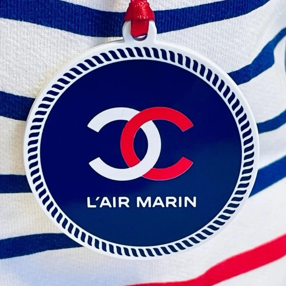 Auth CHANEL L'AIR MARIN DRAWSTRING Pouch bag Novelty - Picture 4 of 11